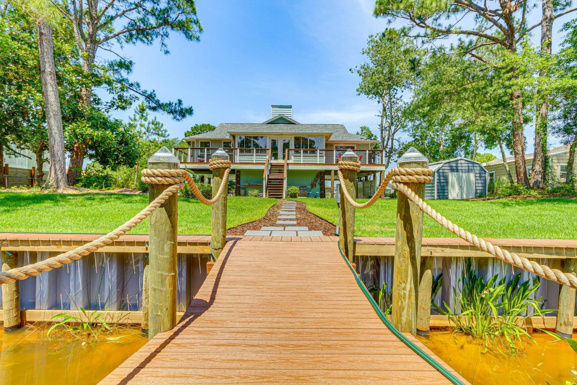 Waterfront Florida Vacation Rental With Boat Dock Milton Exteriér fotografie